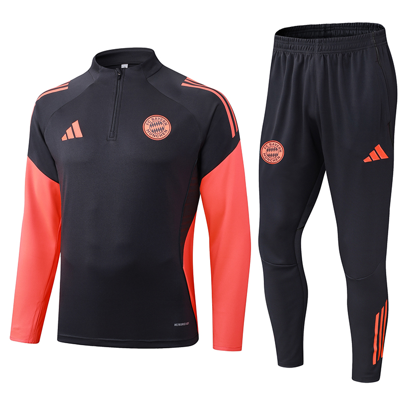 Bayern Munich Training Kit Sweatshirt & Pants Set Deep Grey 2025/26