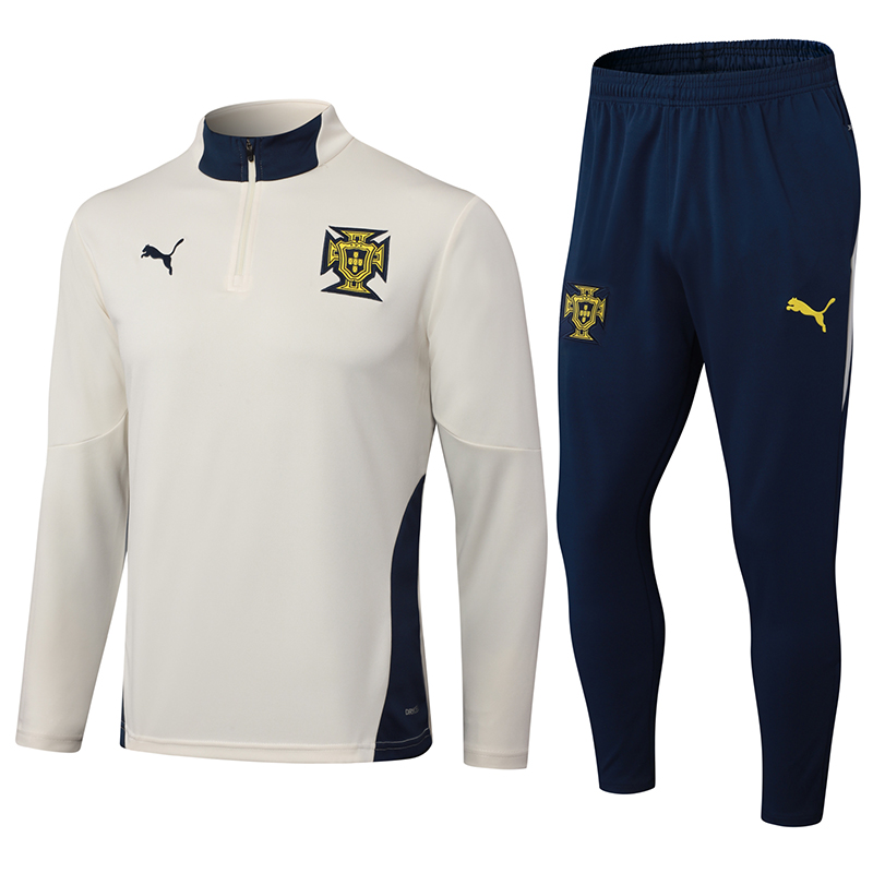 Portugal Training Kit Sweatshirt & Pants Set Beige 2025