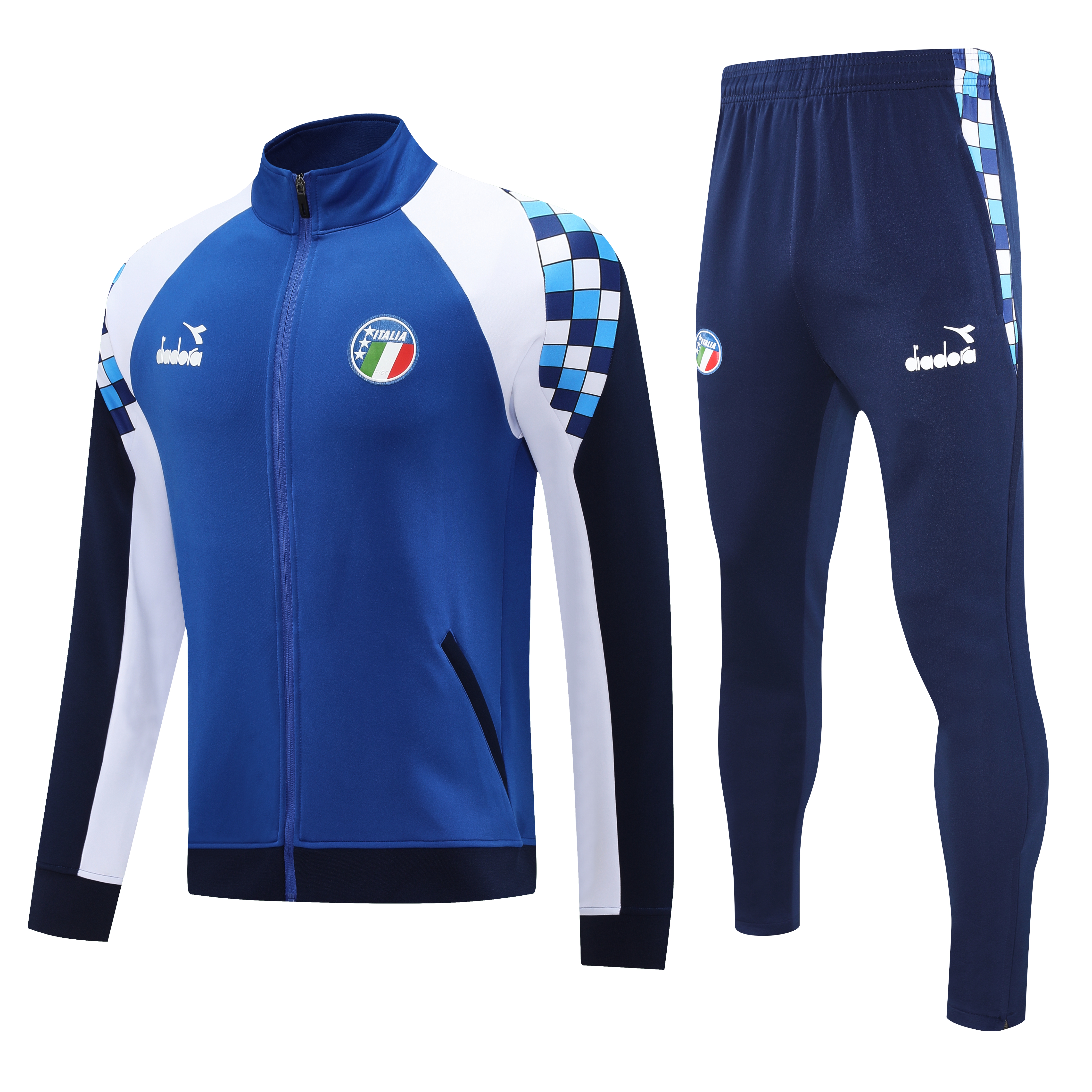 Italy Chandal Retro Training Kit (Jacket+Pants) 2025 in Model Year: 2025 Confederate: UEFA Country: Italy-National