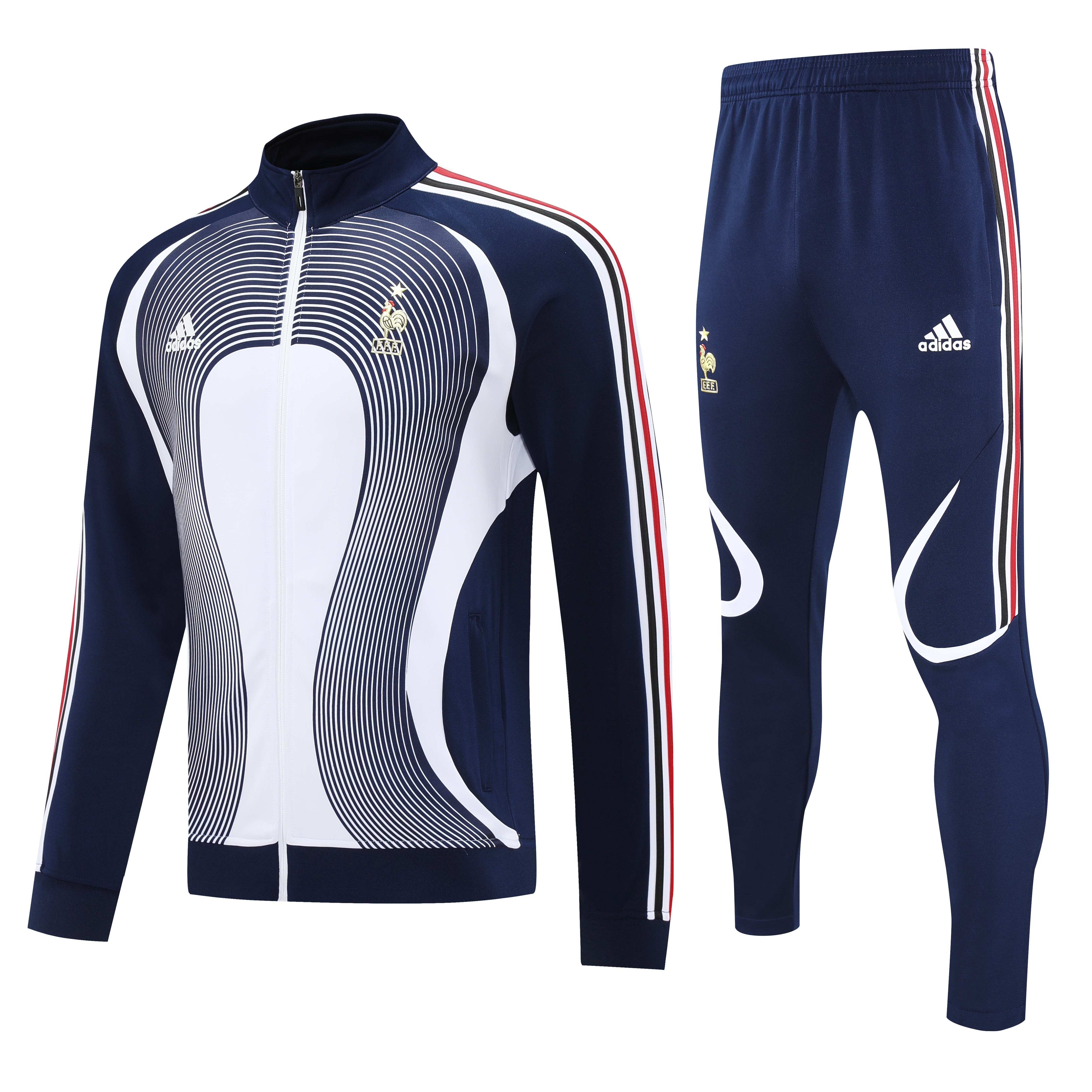 France Retro Training Kit (Jacket+Pants) 2025 in Model Year: 2025 Confederate: UEFA Country: France-National