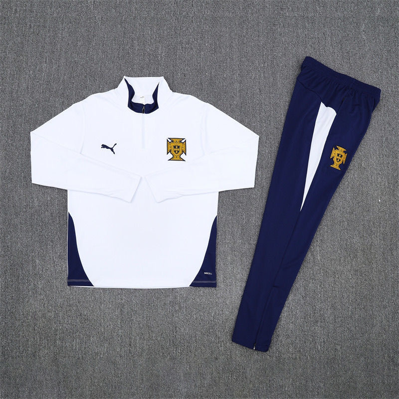 Portugal Training Kit (Sweatshirt+Pants) White 2025