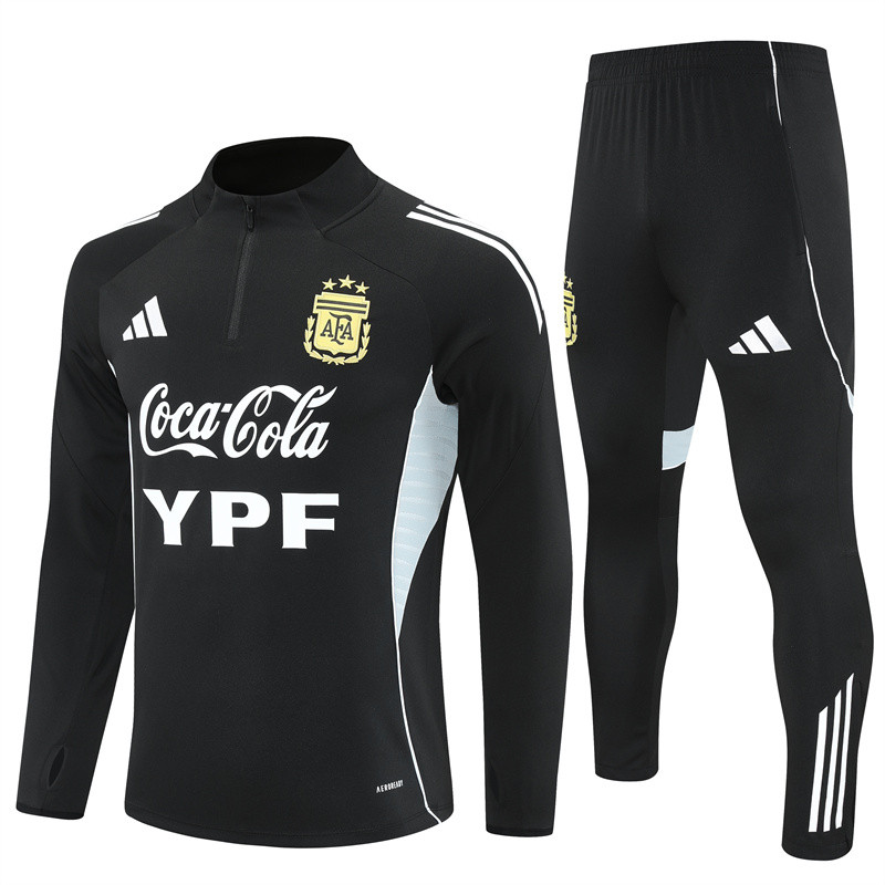 Argentina Training Kit Sweatshirt & Pants Set Black 2025