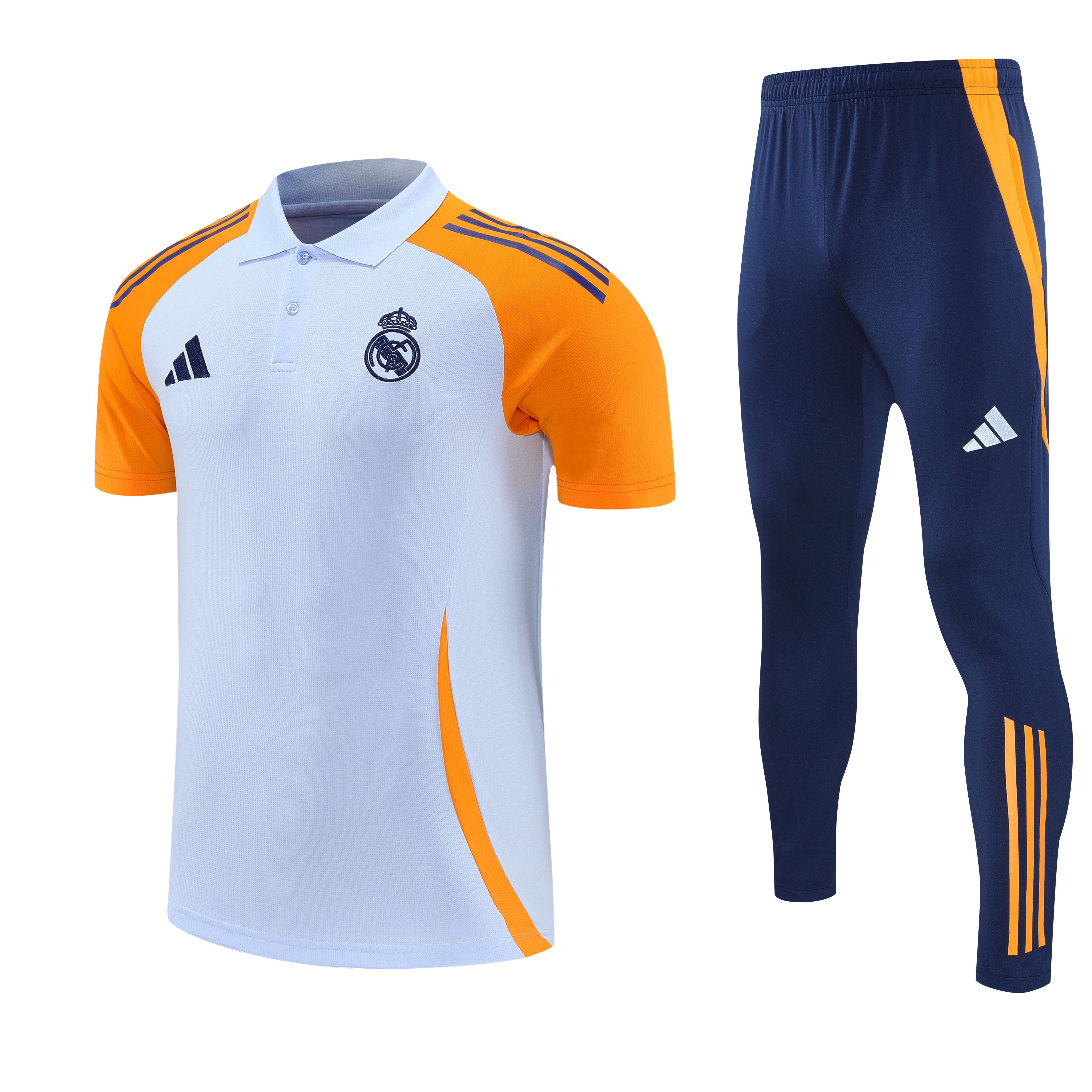 Real Madrid Training Kit (Polo+Pants) 2025/26 in Model Year: 2025-2026 Country and League: Spain-La Liga