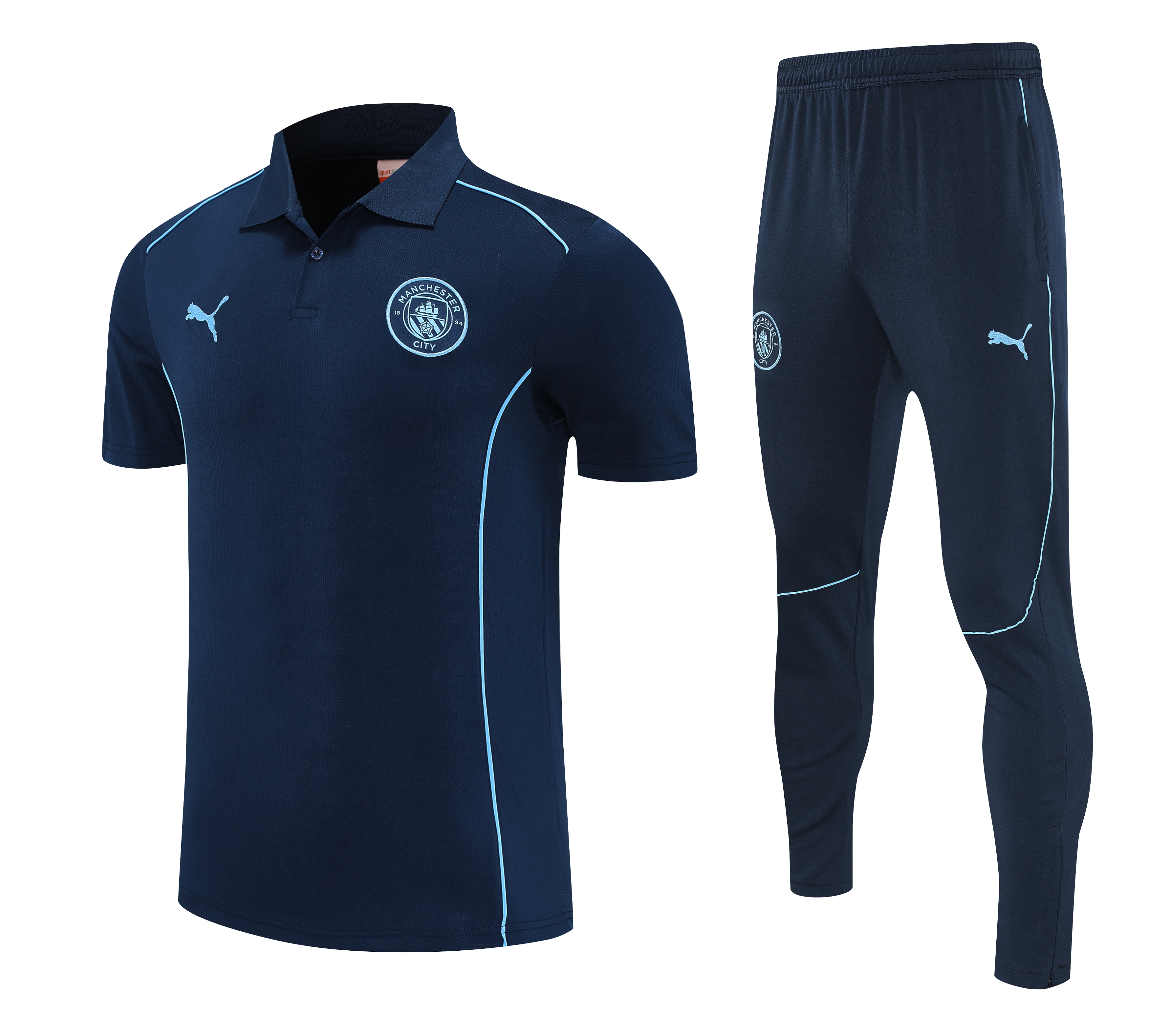 Manchester City Training Kit (Polo+Pants) 2025/26 in Model Year: 2025/26 Country and League: England-Premier