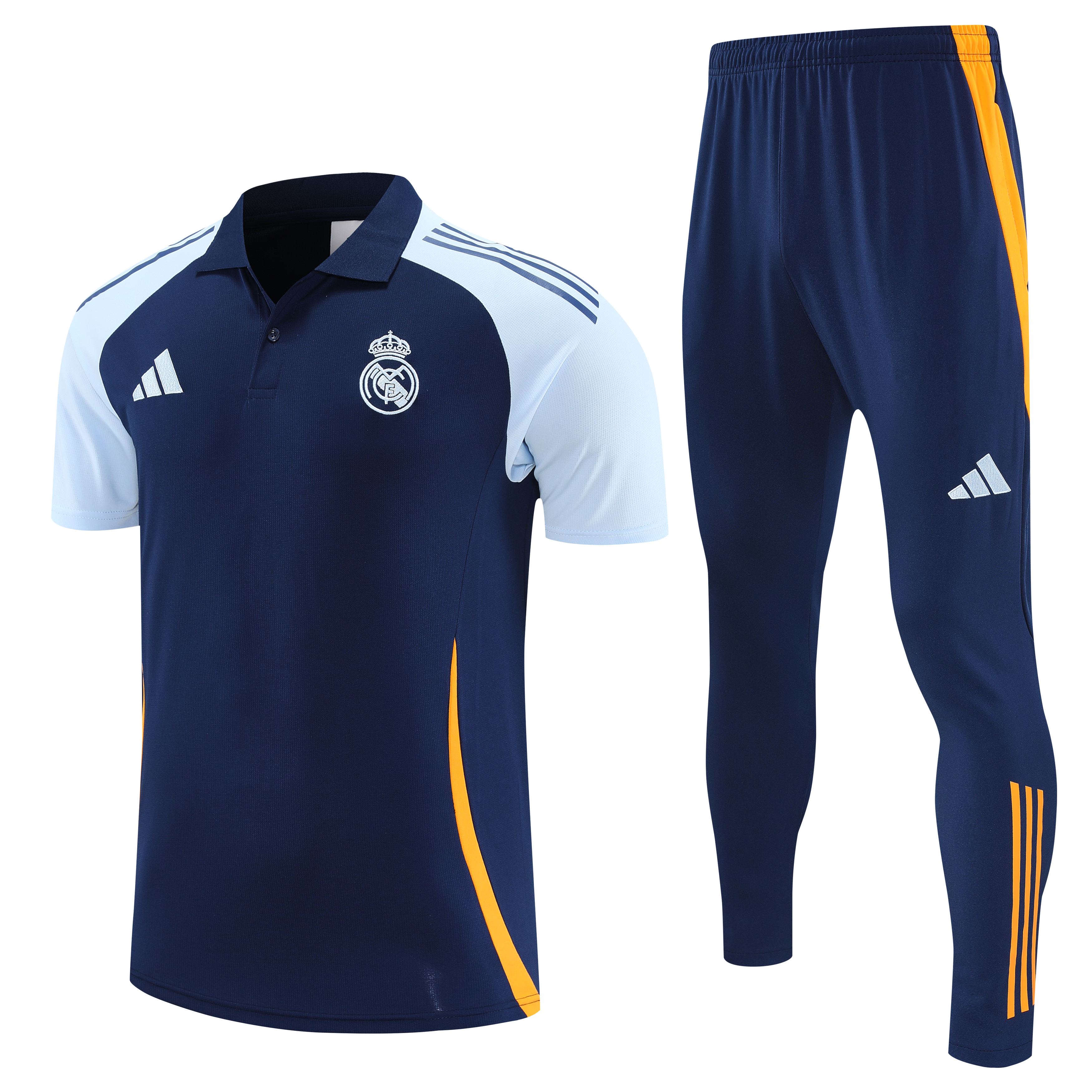 Real Madrid Training Kit (Polo+Pants) 2025/26 in Model Year: 2025-2026 Country and League: Spain-La Liga