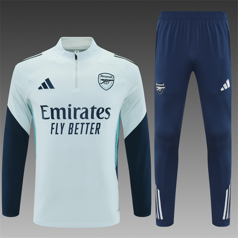 Arsenal Training Kit Sweatshirt & Pants Set Grey 2025/26