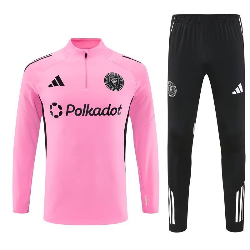 Inter Miami Training Kit Sweatshirt & Pants Set Pink 2025