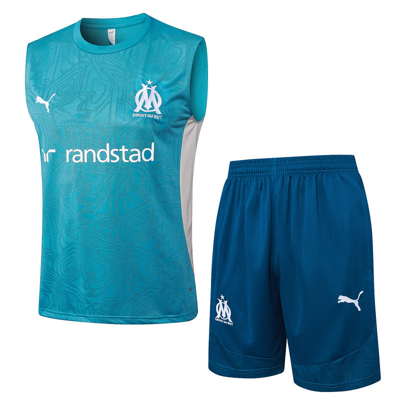 Marseille Sleeveless Training Kit Green 2025/26