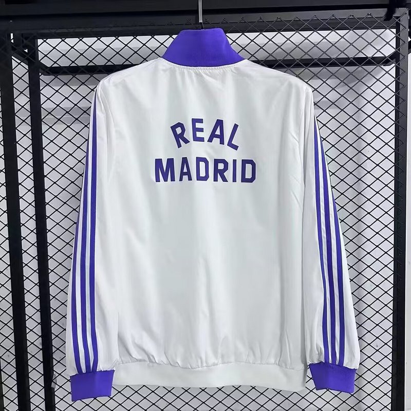 Real Madrid Windbreaker Jacket White 2025-26