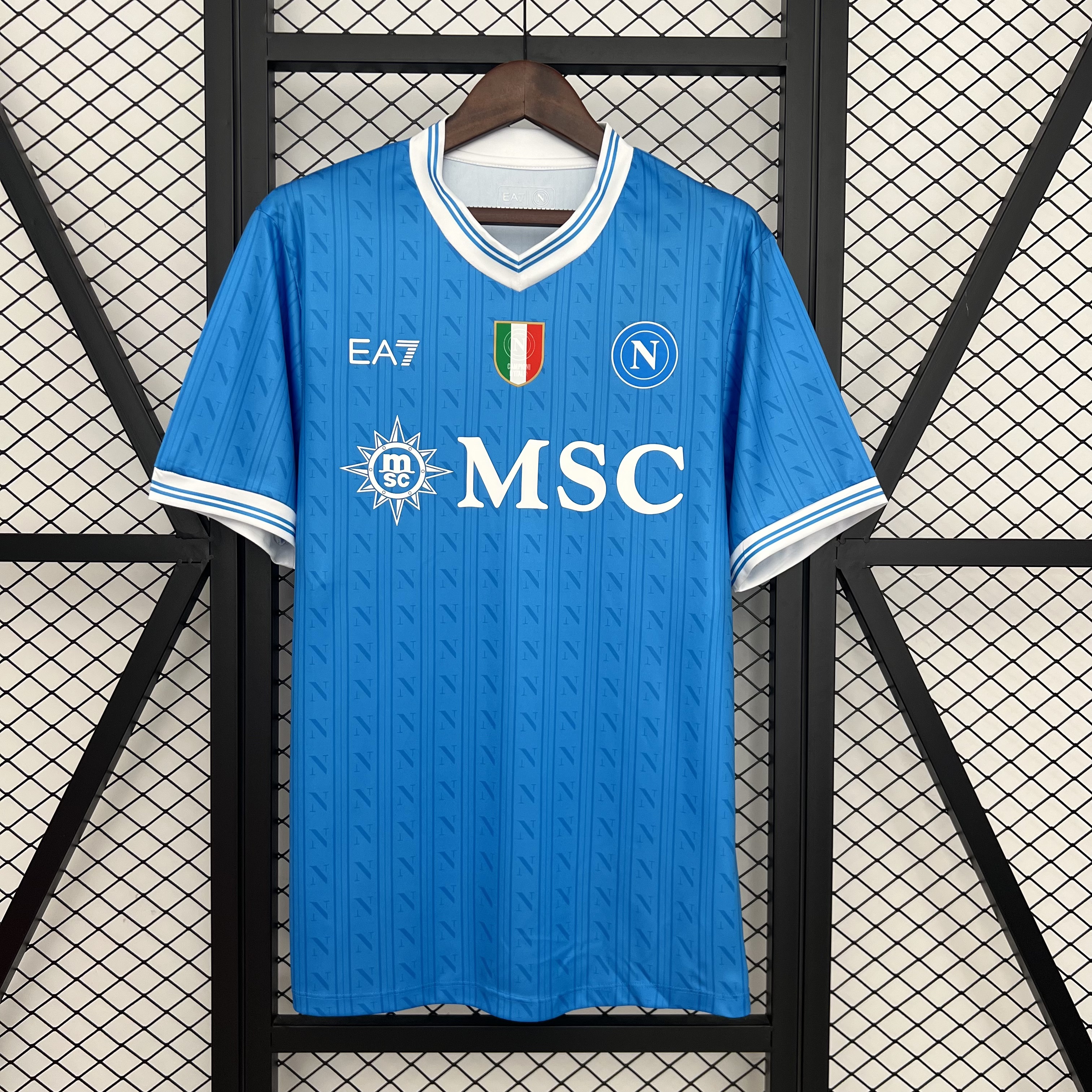 Napoli Soccer Jersey Home Custom Shirt 2025-26 in Sky Blue