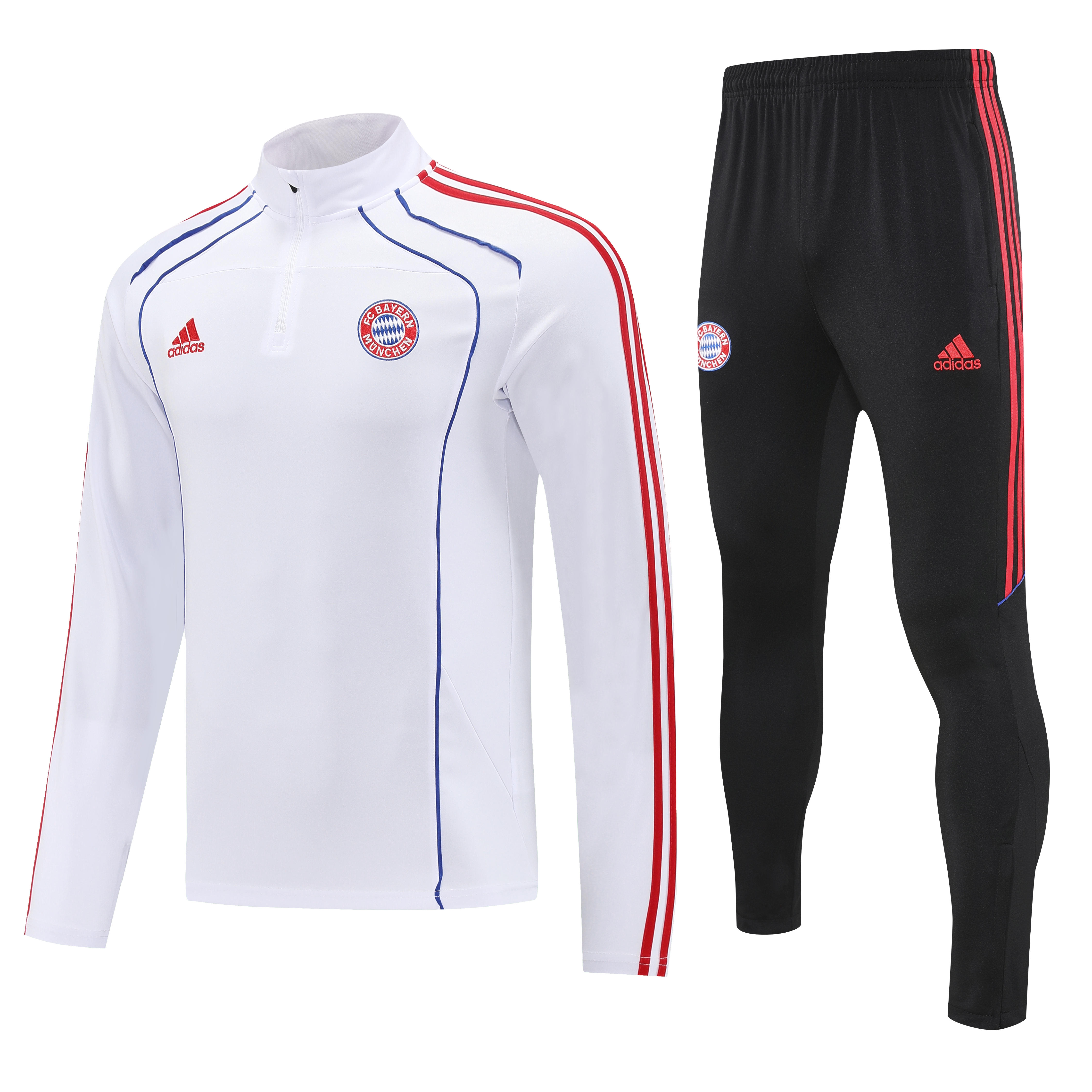 Bayern Munich UPB Training Kit Sweatshirt & Pants Set White 2025/26