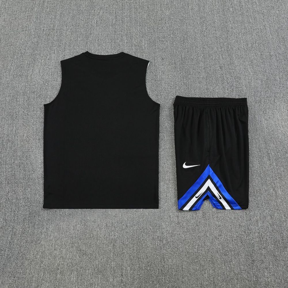 Inter Milan Retro Sleeveless Training Kit Black 2025/26