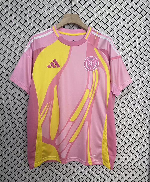 Scotland Soccer Jersey Away Custom Shirt 2025 in Pink