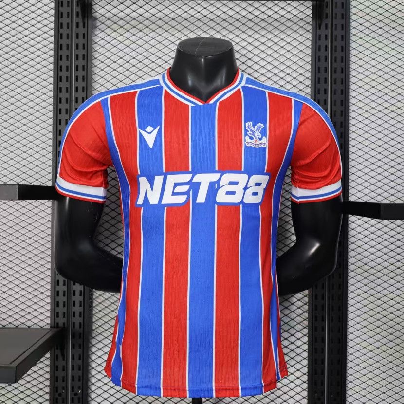 Crystal Palace Authentic Football Jersey Home Shirt 2025/26 in Red & Blue