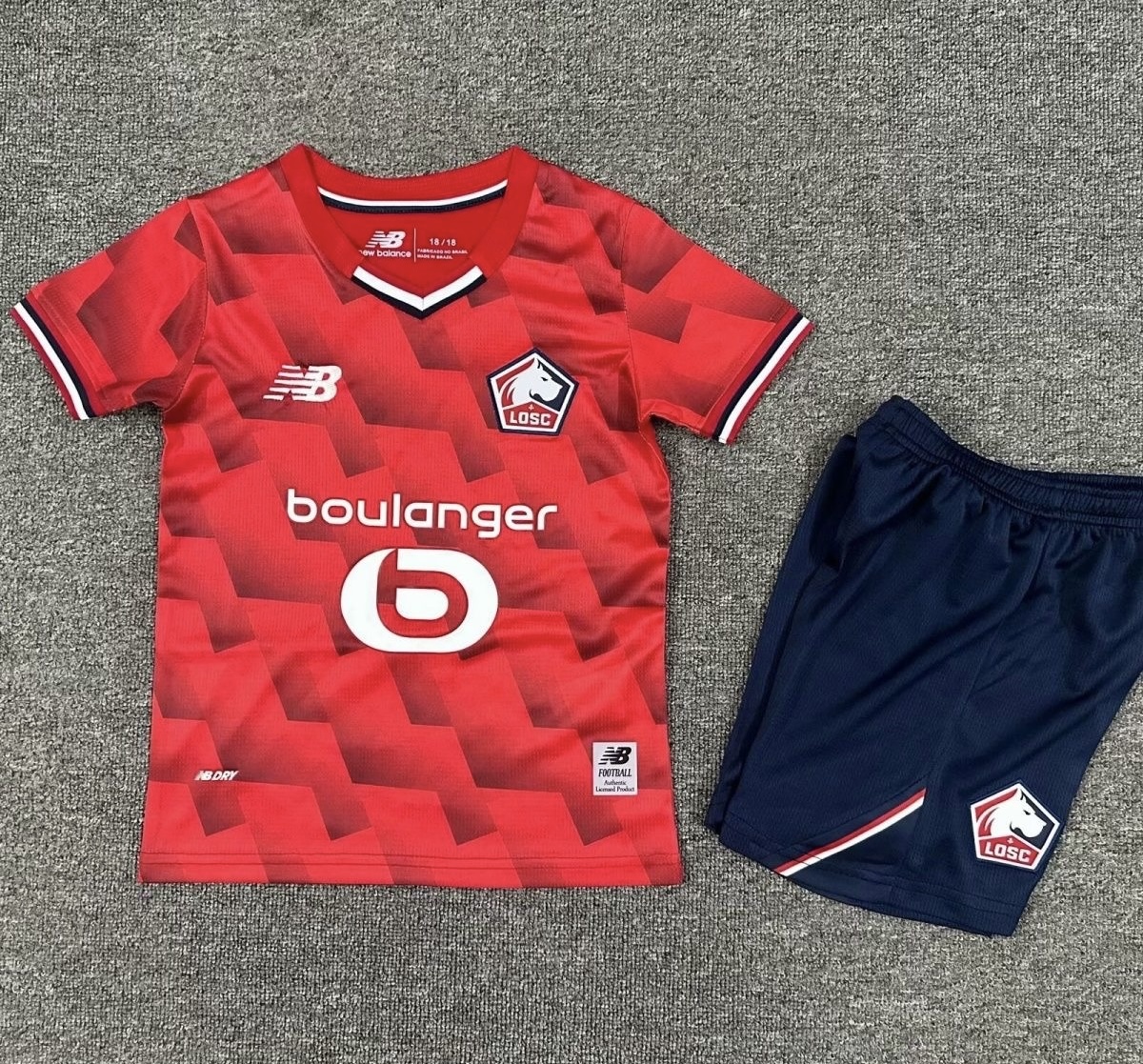 Lille OSC Soccer Jersey Home Kids Jersey & Shorts Kit 2025-26 in Red