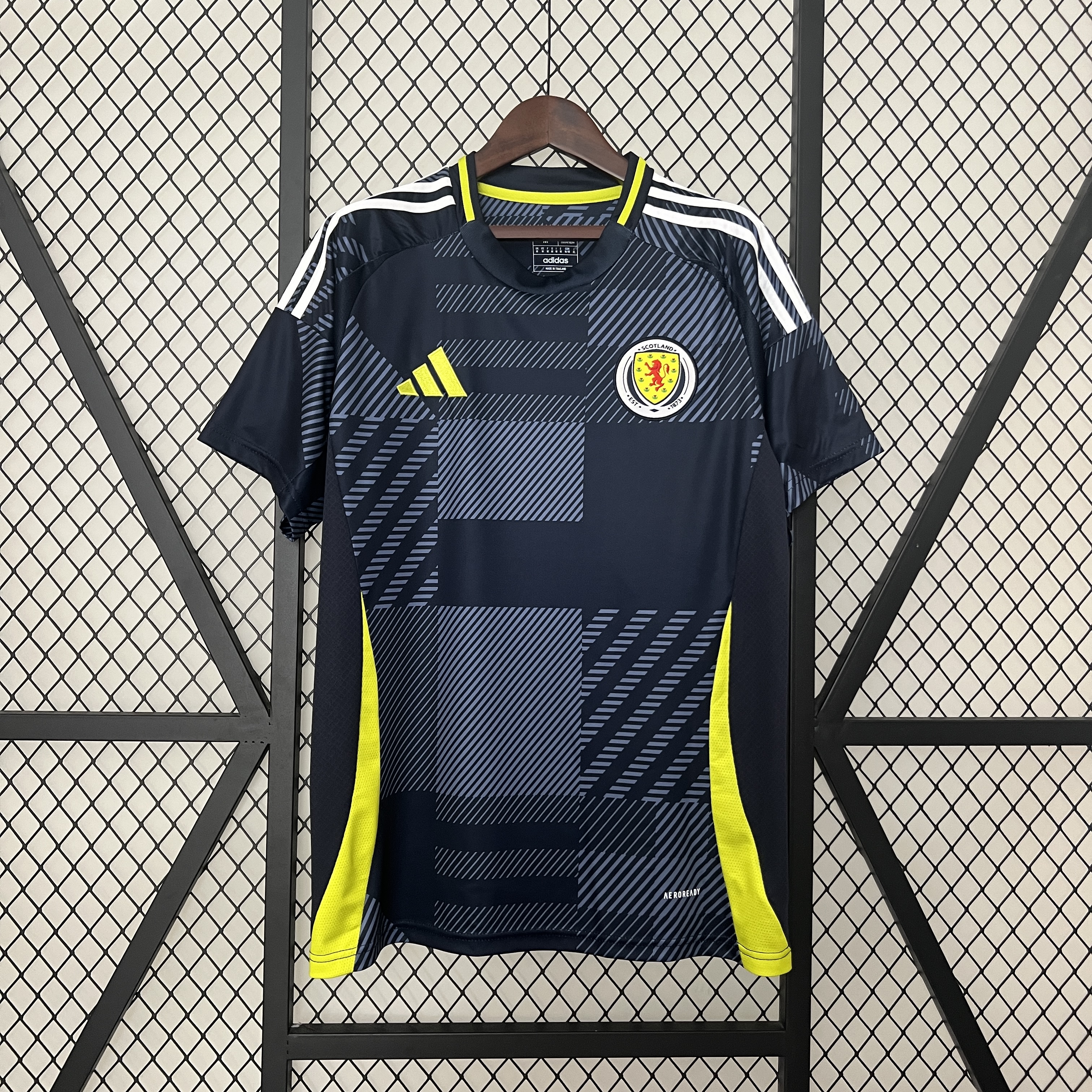 Scotland Soccer Jersey Home Custom Shirt 2024 in Black