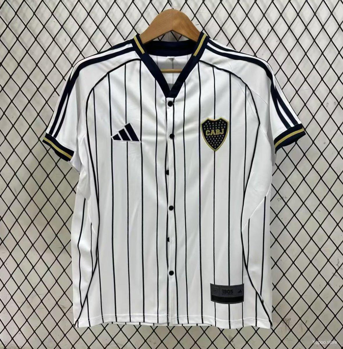 Boca Juniors X US Pack Baseball Jersey Shirt 2025/26 in White