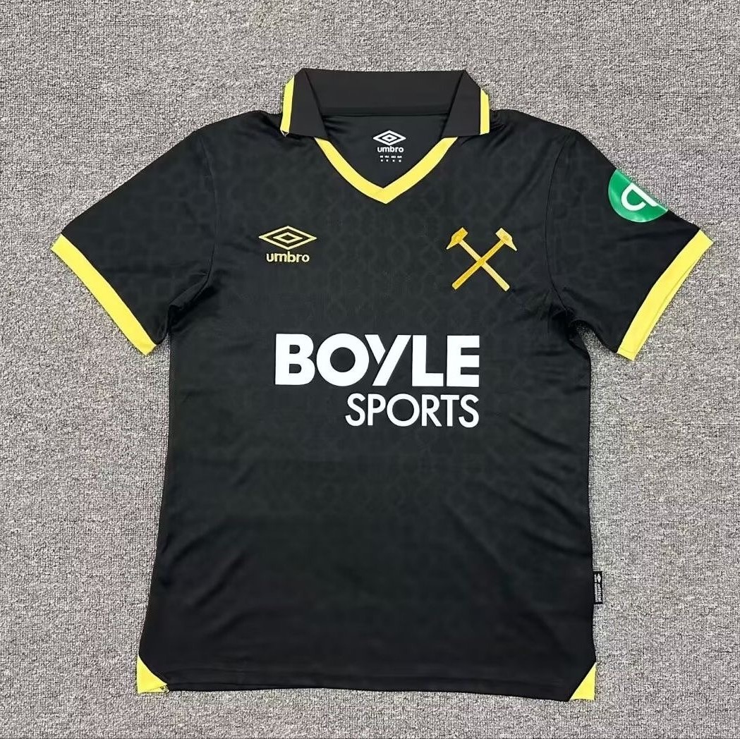 West Ham United Football Jersey Third Away Custom Shirt 2025-26 in Navy
