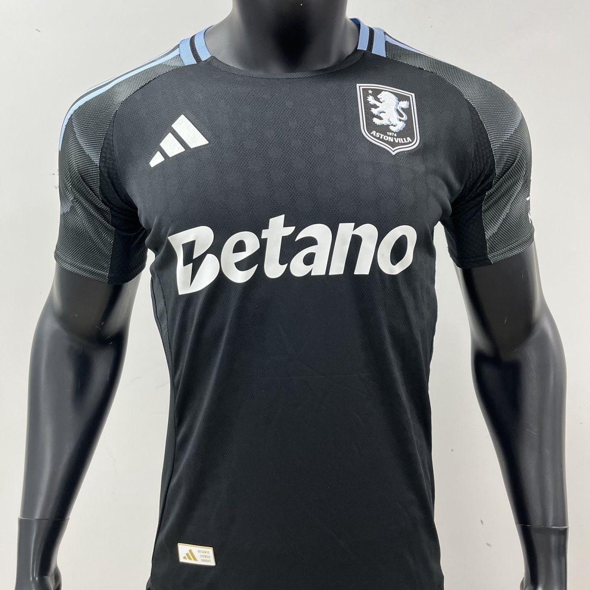 Aston Villa Authentic Football Jersey Away Shirt 2025/26 in Black