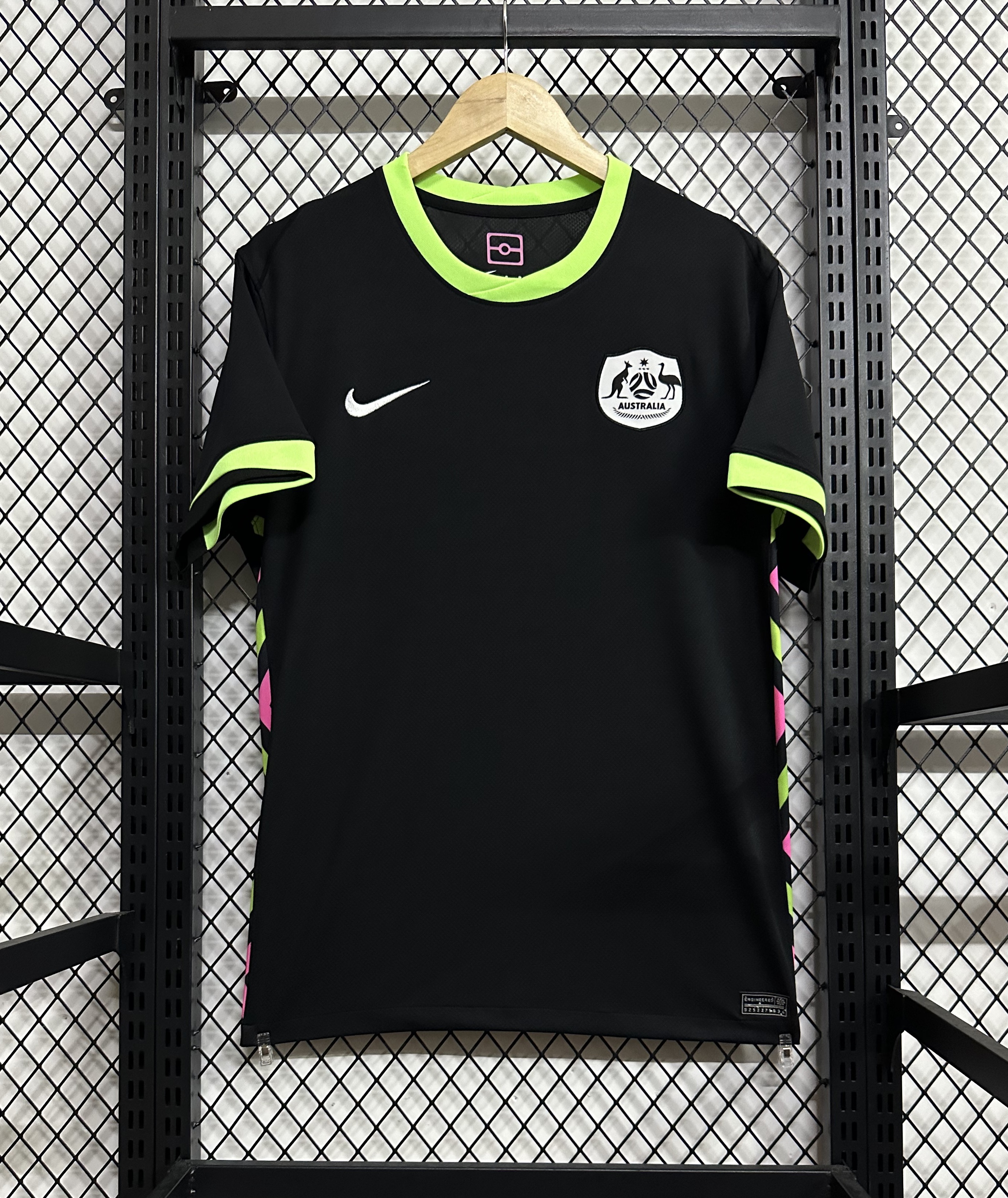 Australia Soccer Jersey Away Custom Shirt 2025 in Black