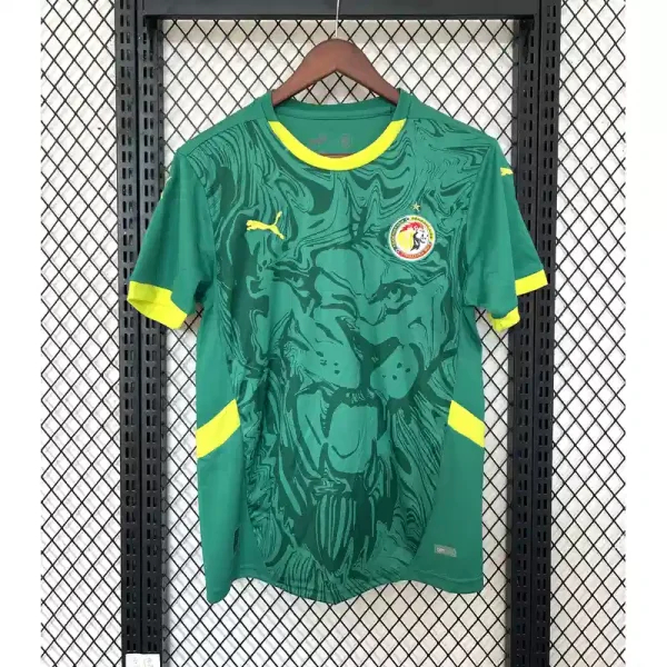 Senegal Soccer Jersey Away Custom Shirt 2025 in Green