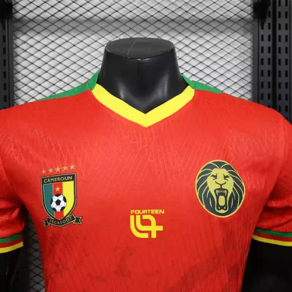 Cameroon Authentic Soccer Jersey Away Shirt 2025