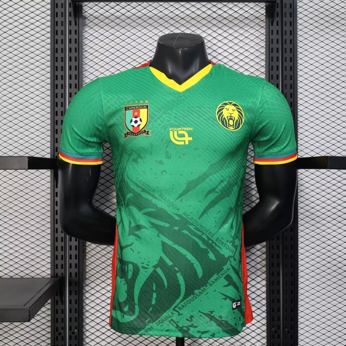 Cameroon Authentic Soccer Jersey Home Shirt 2025 in Green