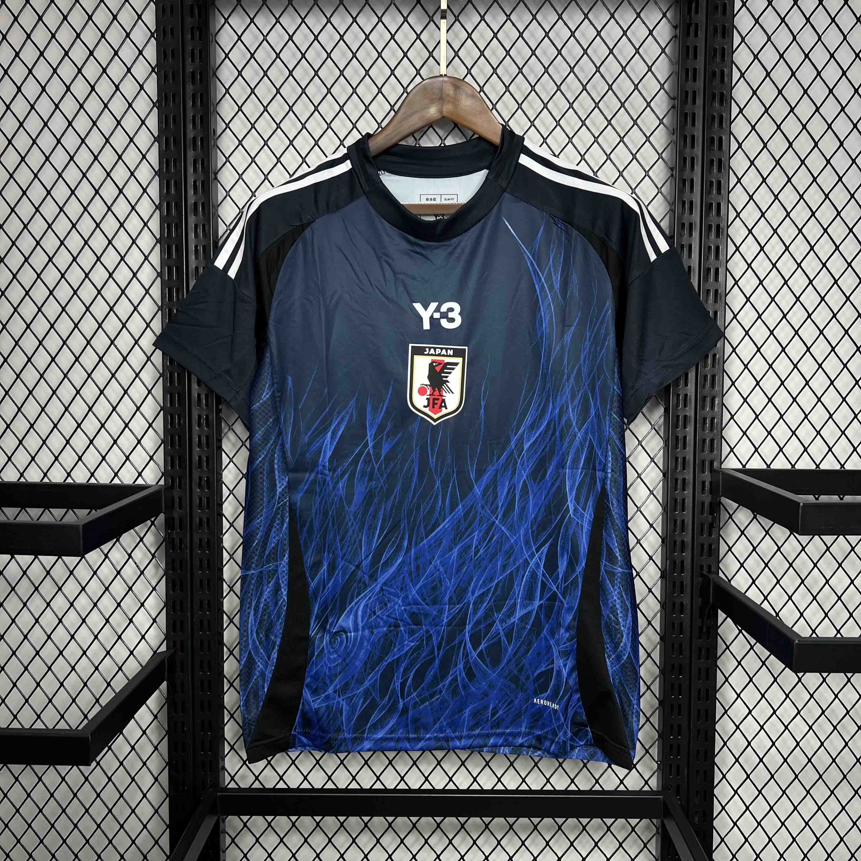 Japan X Y-3 Soccer Jersey Home Custom Shirt 2024-25 in Blue