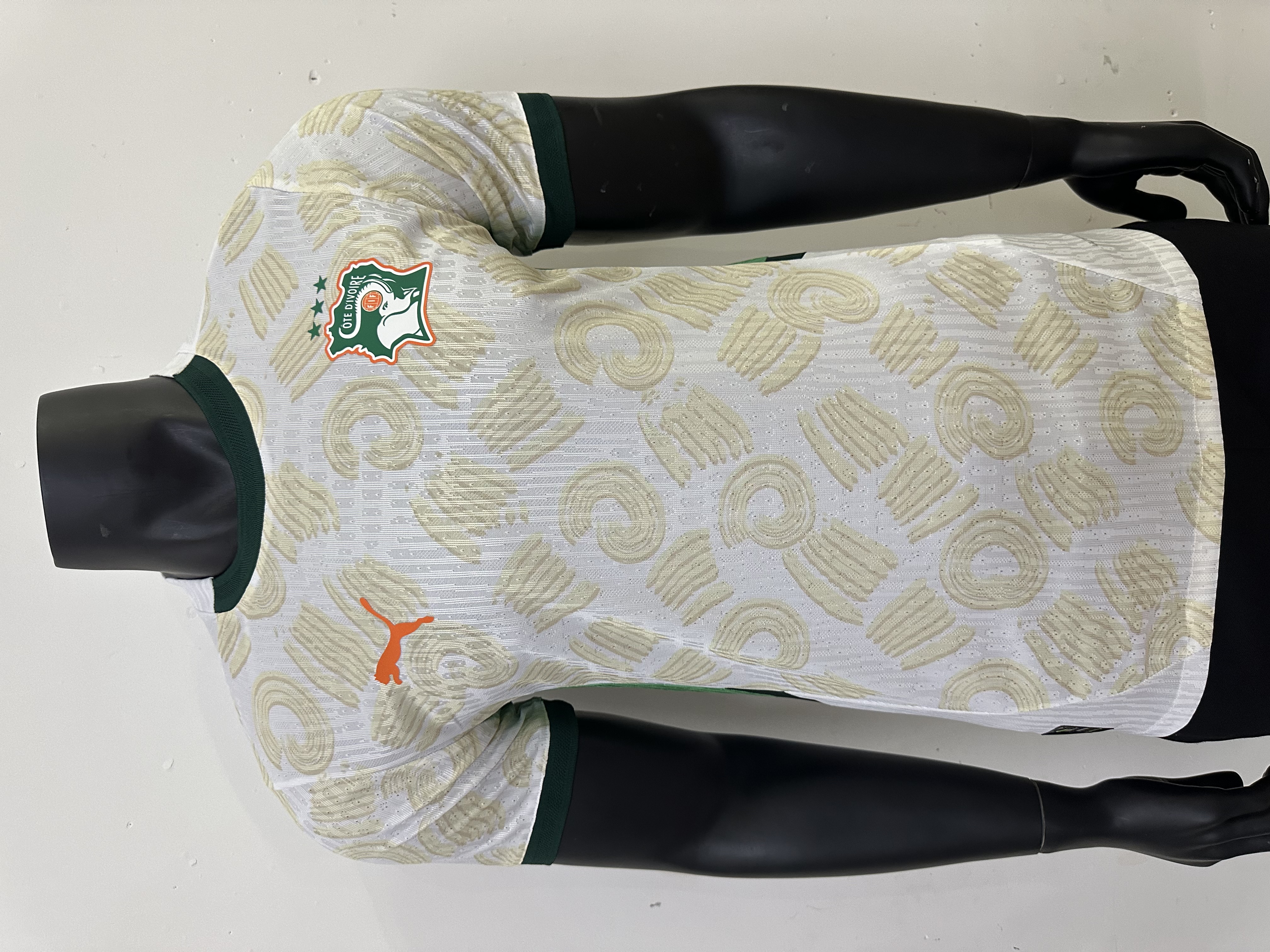 Côte D'ivoire Authentic Soccer Jersey Away Shirt 2025 in White