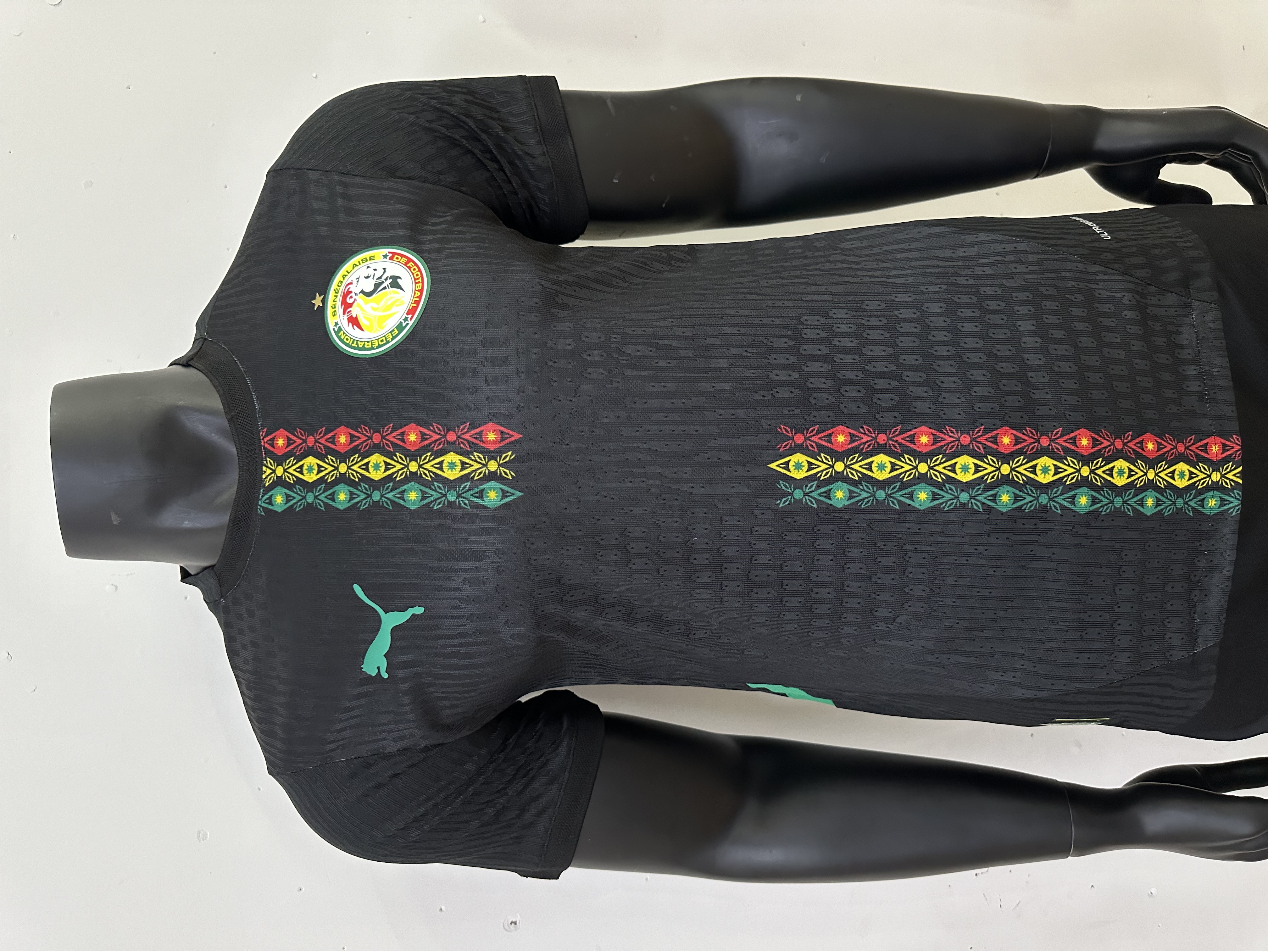 Senegal Authentic Soccer Jersey Third Away Shirt 2025 in Black