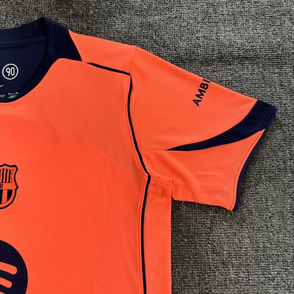 Barcelona Third Away Soccer Jersey Custom Shirt 2025/26
