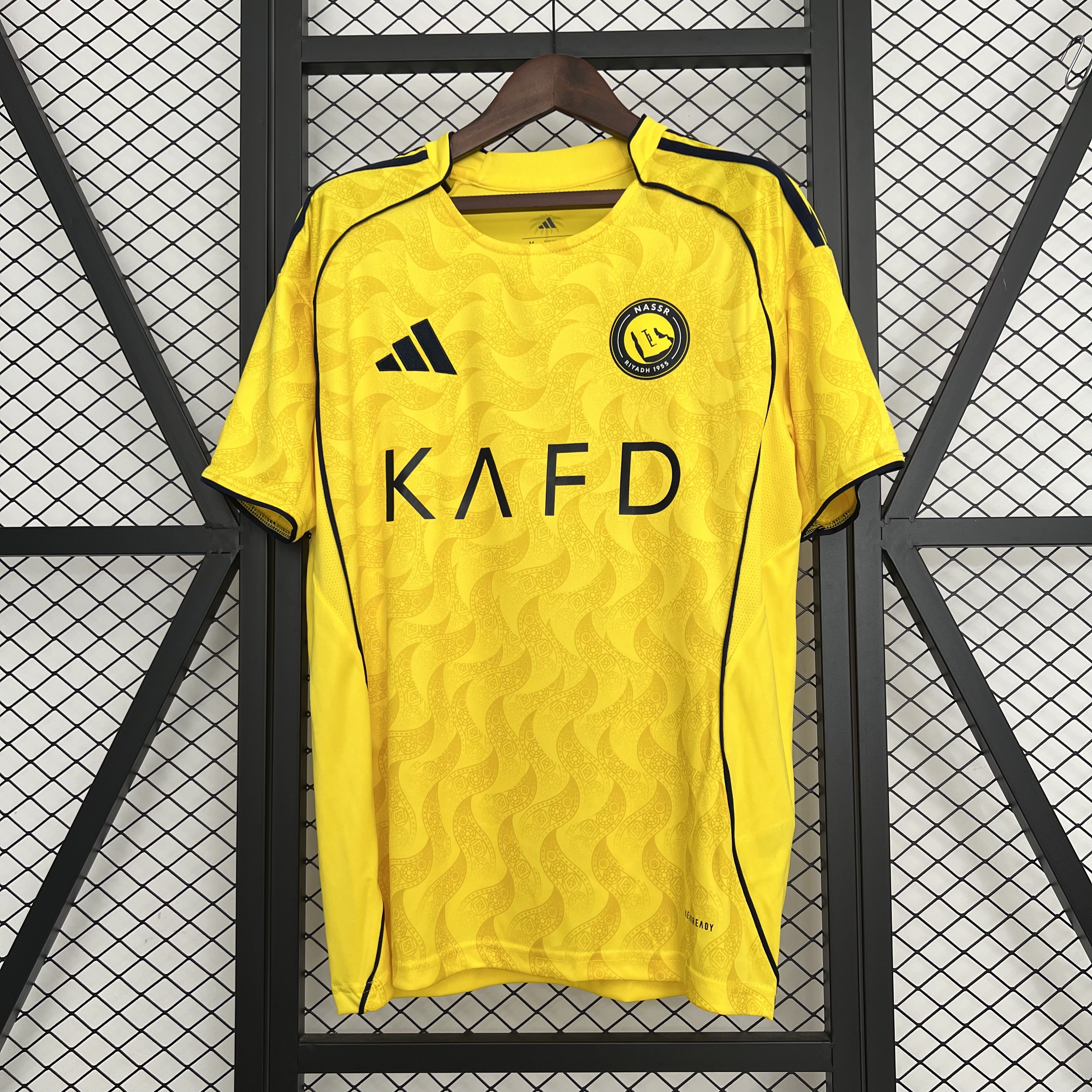 Al Nassr Soccer Jersey Home Custom Shirt 2025/26 in Gloden