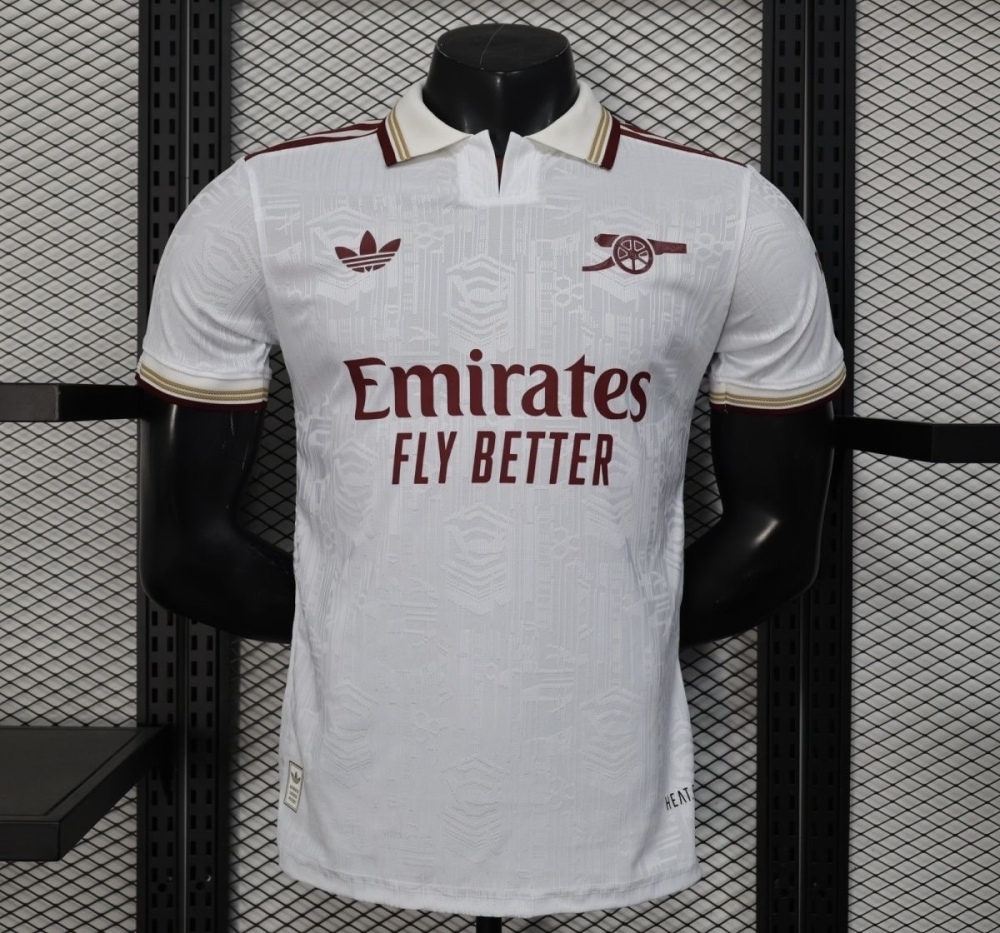 Arsenal Soccer Jersey Third Away Authentic Shirt 2025/26