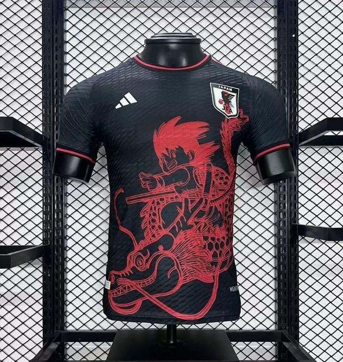 Japan Authentic Soccer Jersey Gohan Special Edition Shirt 2025 in Model Year: 2025 Confederate: AFC Country: Japan-National