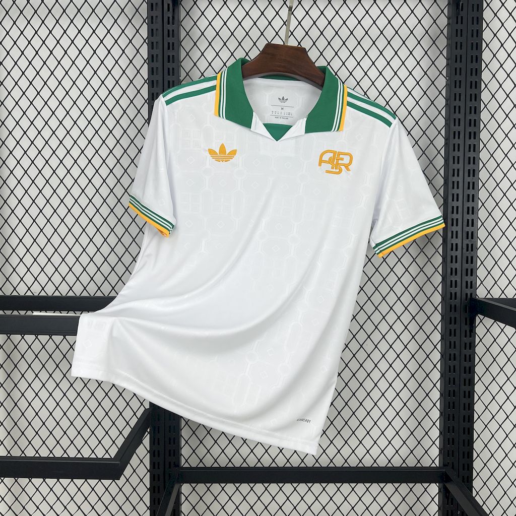 ROMA Soccer Jersey Third Away Custom Shirt 2025/26 in White