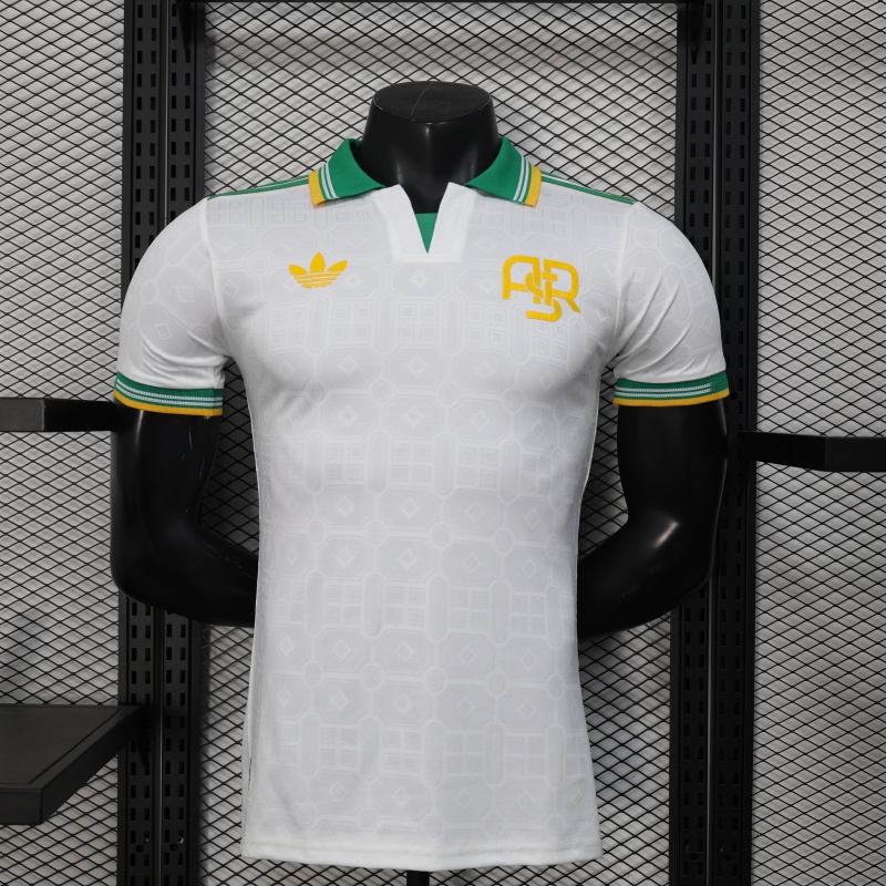 ROMA Authentic Soccer Jersey Third Away Shirt 2025/26 in White