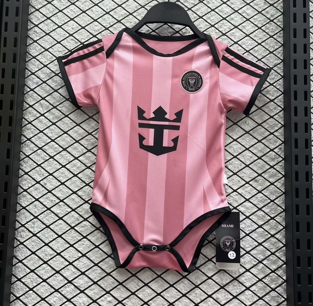 Inter Miami Soccer Jersey Home Baby Uniform 2025 in Pink