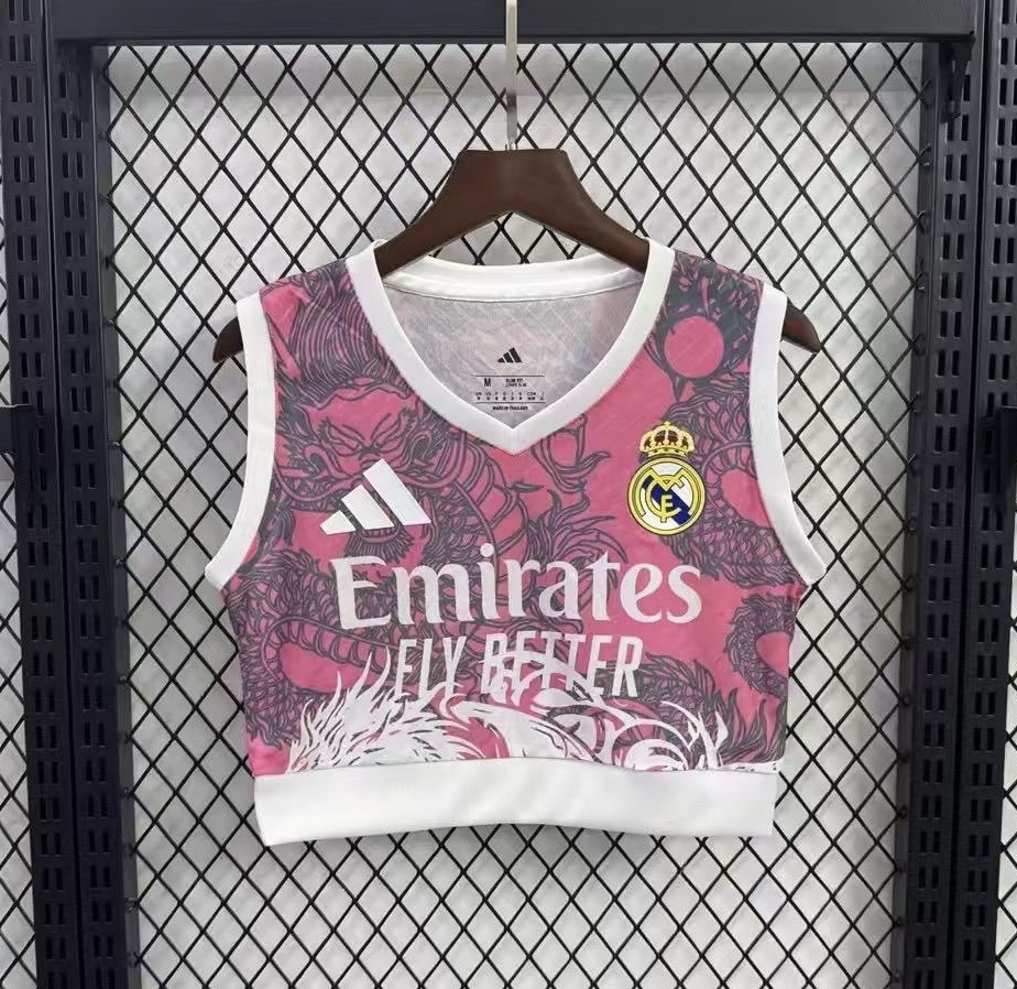 Real Madrid Special Edition Women's Vest Soccer Jersey 2025/26 in Model Year: 2025/26 Country and League: Spain-La Liga