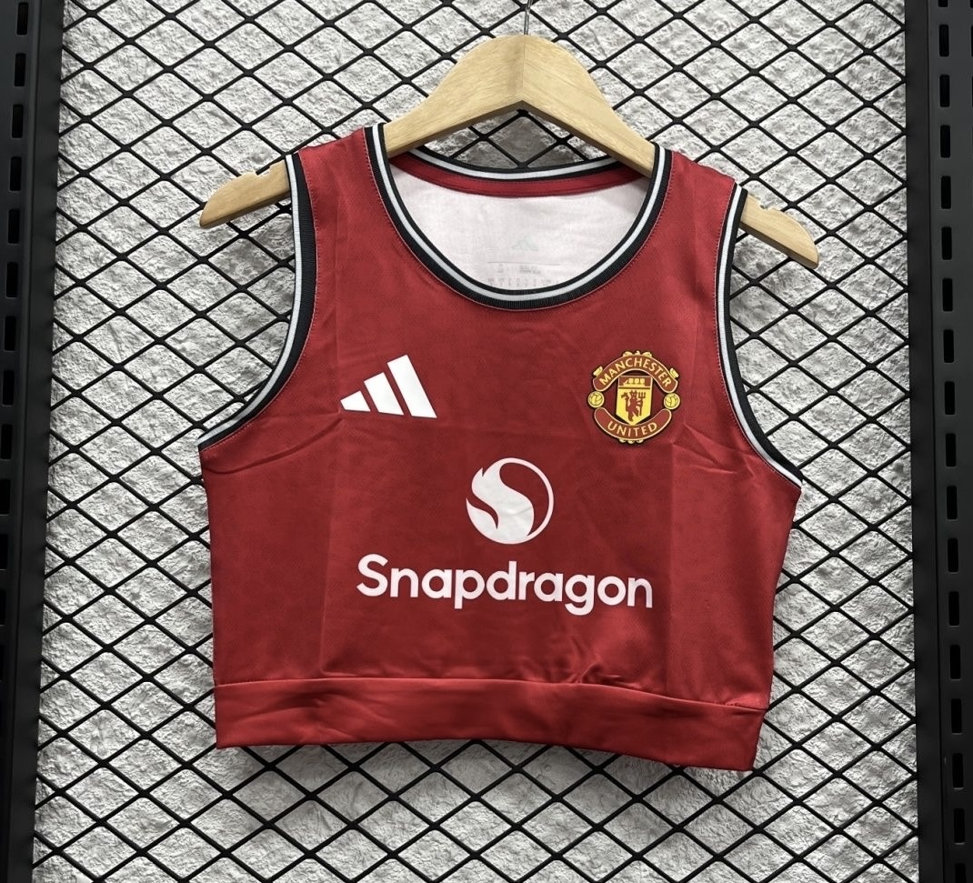 Manchester United Home Women's Vest 2025/26 in Red