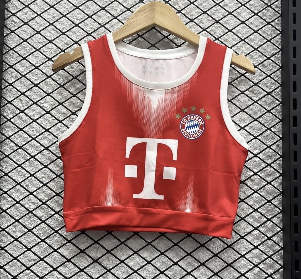 Bayern Munich Soccer Jersey Home Women's Vest 2025/26 in Red