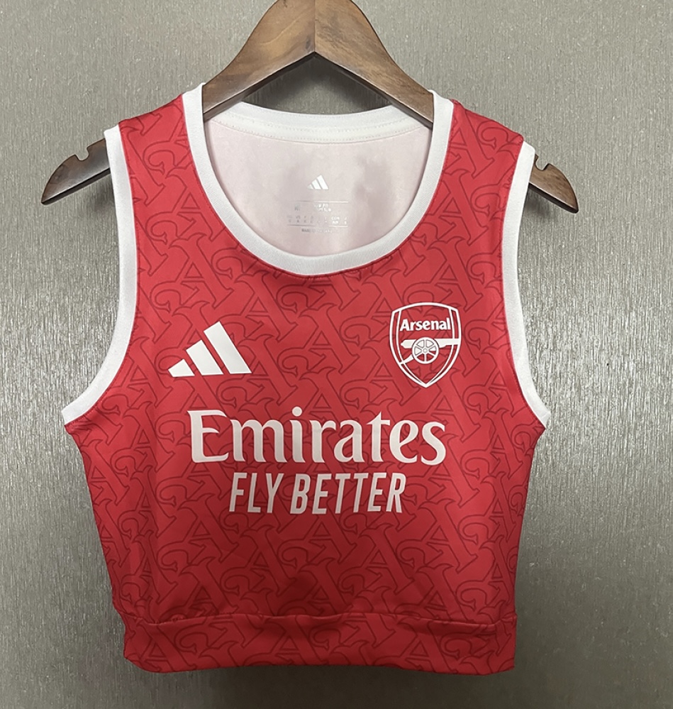 Arsenal Soccer Jersey Home Women's Vest 2025/26 in Red