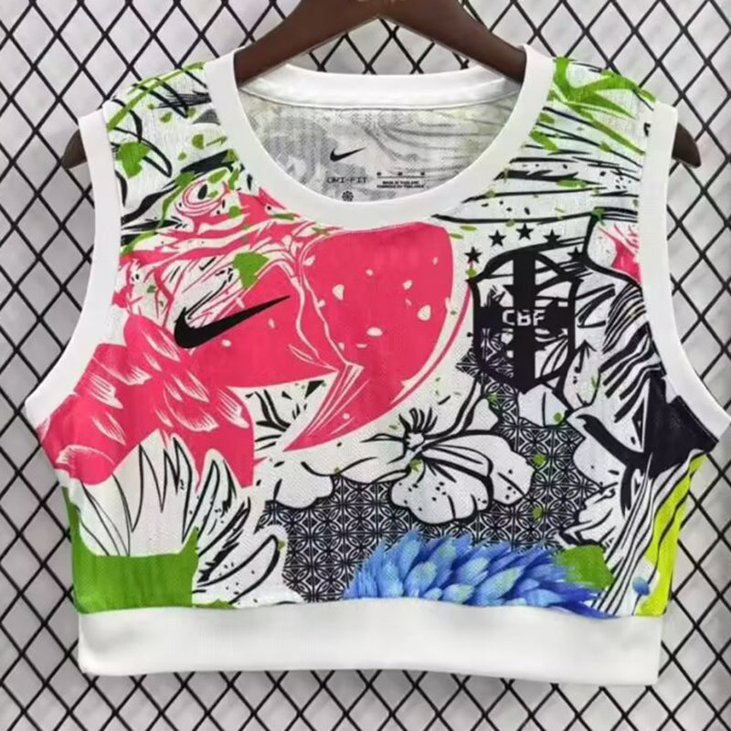 Brazil Soccer Jersey Women's Vest Special Edition 2025 in Model Year: 2025 Country and League: Brazil Material: