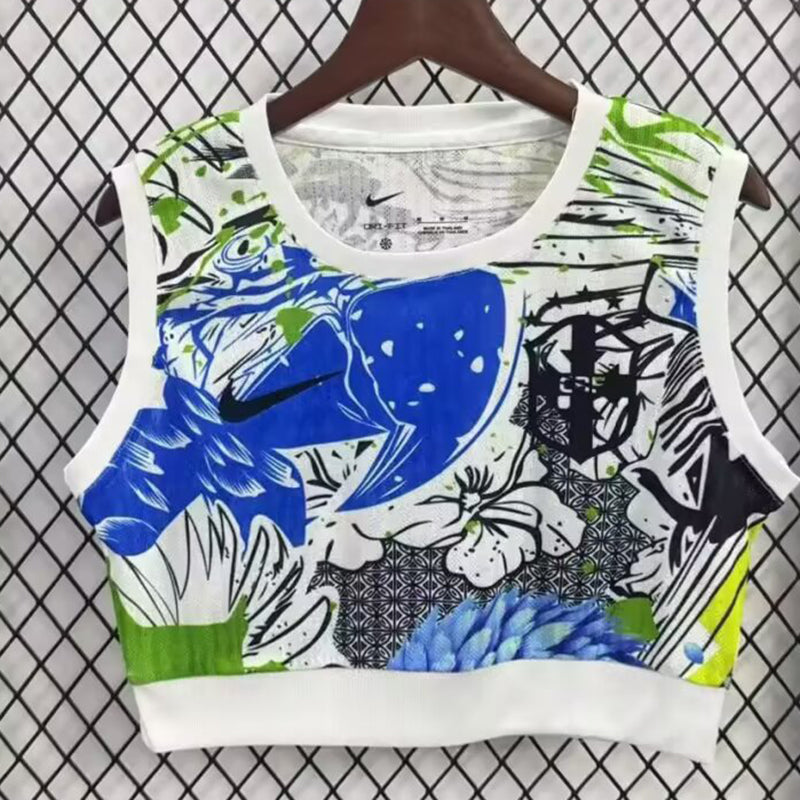 Brazil Soccer Jersey Women's Vest Special Edition 2025 in Model Year: 2025 Country and League: Brazil Material: