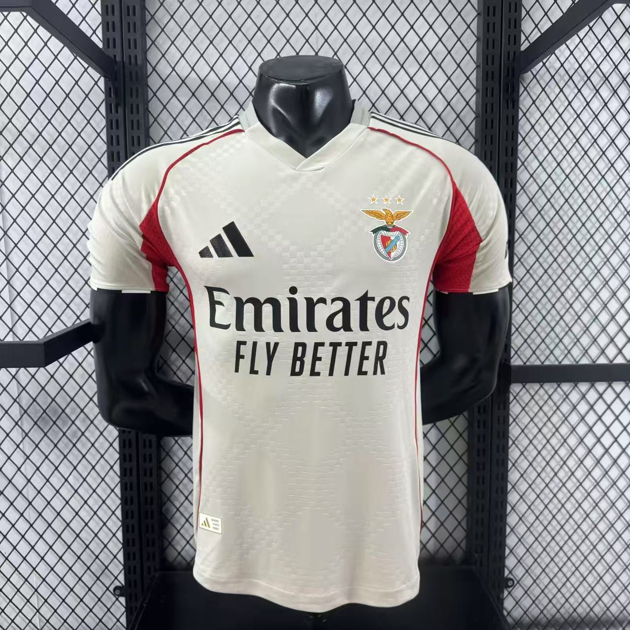 BENFICA Authentic Soccer Jersey Away Shirt 2025/26 in Model Year: 2025-2026 Country and League: Portugal-Primeira