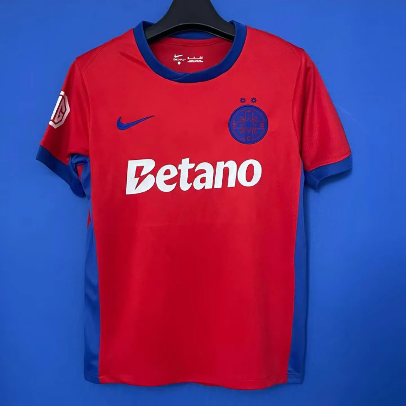 FCSB Soccer Jersey Home Custom Shirt 2025-26 in Red