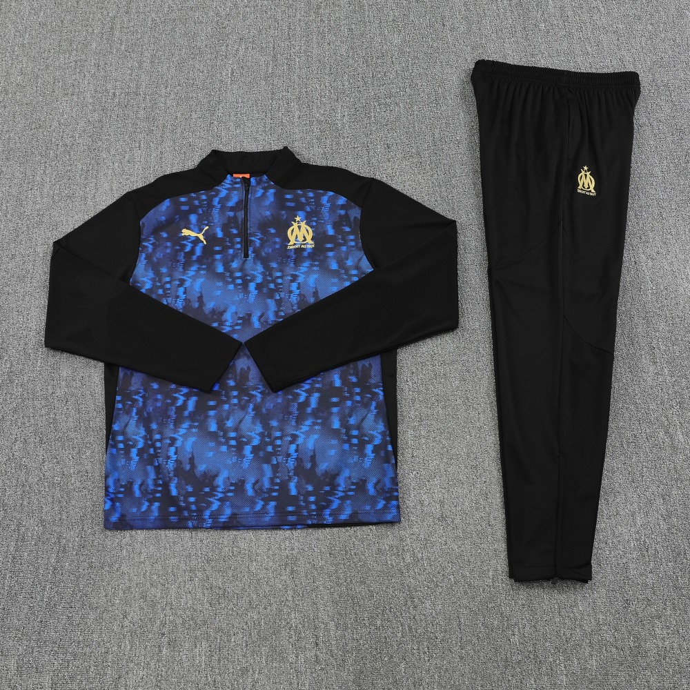 Marseille Authentic Training Kit (Sweatshirt+Pants) 2025/26 - Player Version
