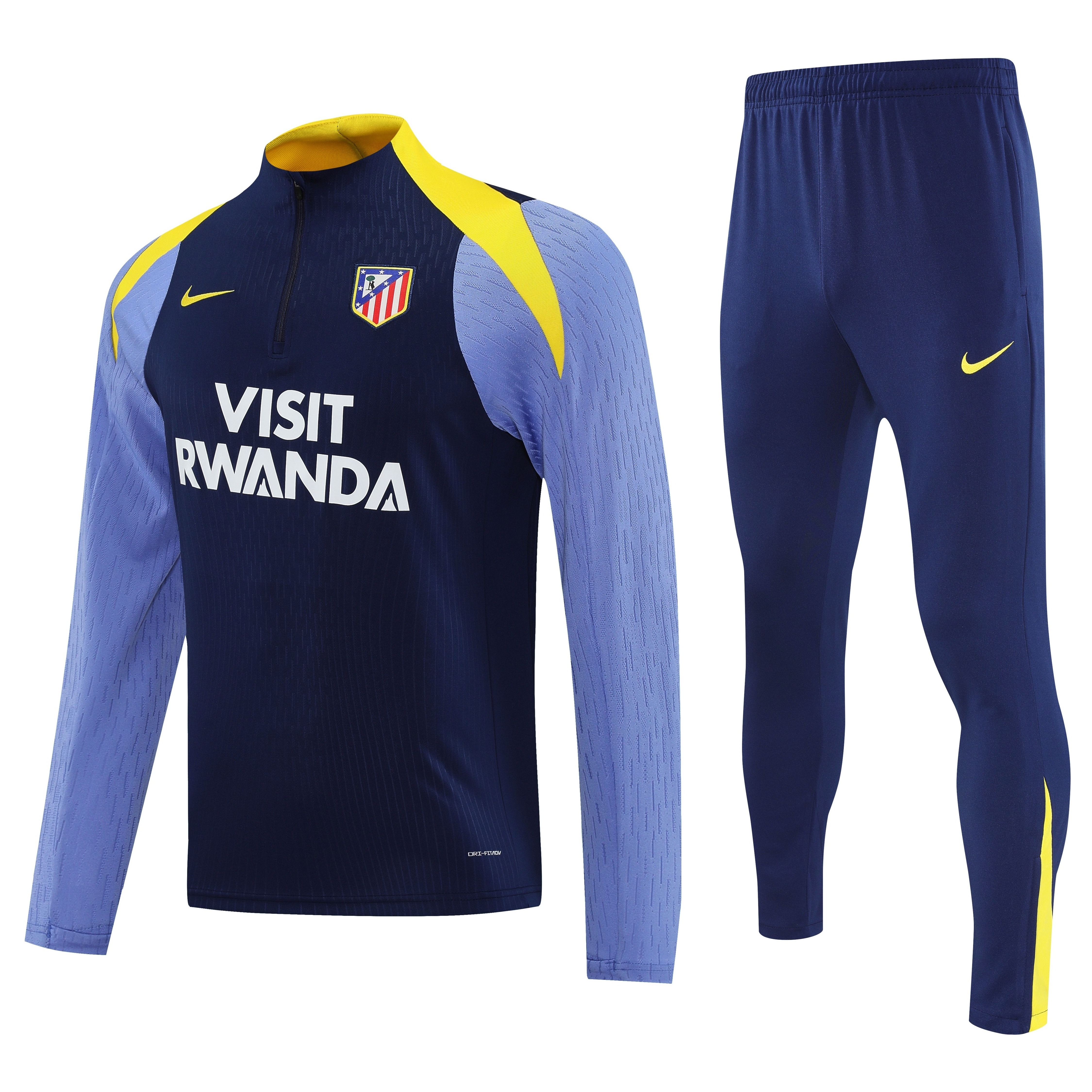 Atletico Madrid Authentic Training Kit Sweatshirt & Pants Set 2025/26 - Player Version in Model Year: 2025-2026 Country and