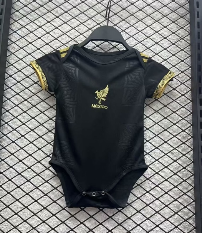 Mexico Gold Cup Baby Uniform 2025 in Black