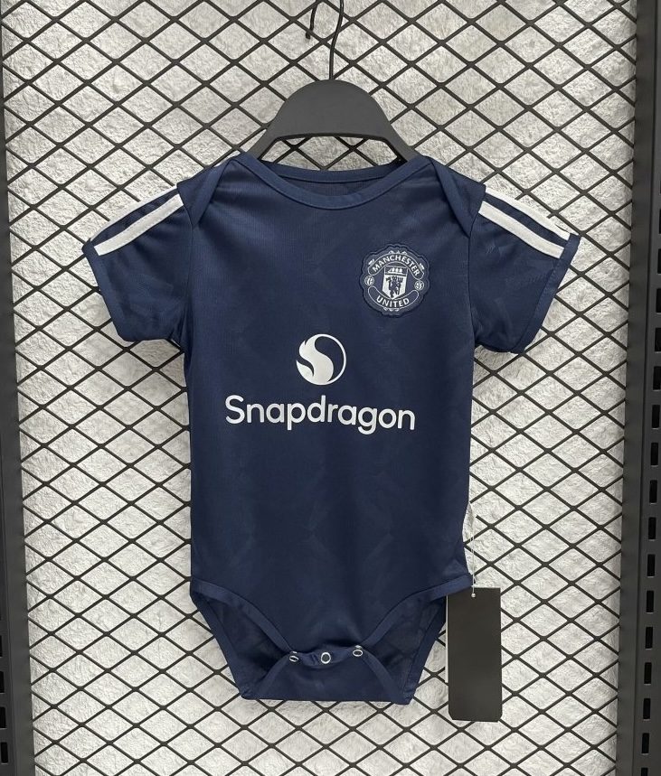 Manchester United Away Baby Uniform 2024/25 in Navy