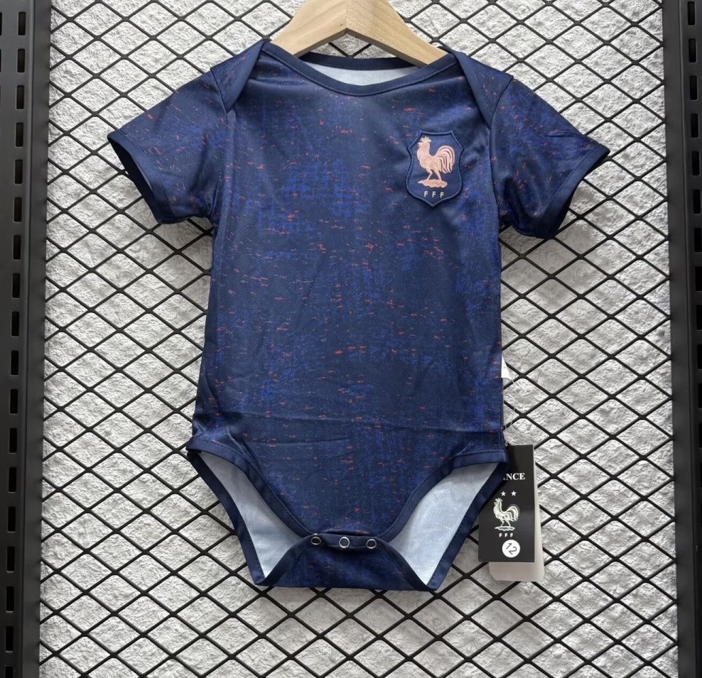 France Soccer Jersey Home Baby Uniform 2025 in Blue